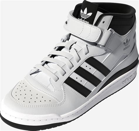 adidas zwart wit hoog|adidas hoge heren sneakers.